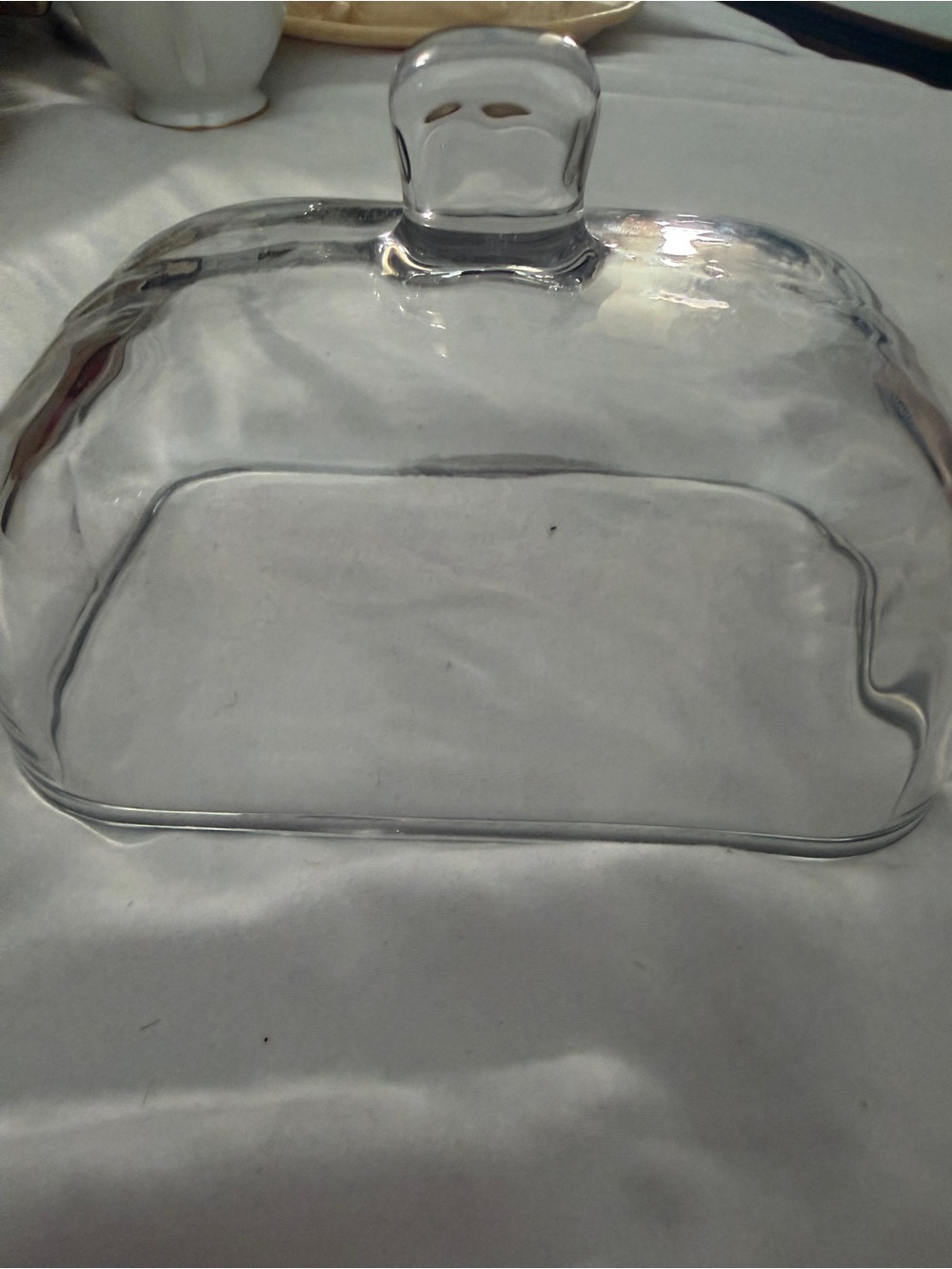 Clear Glass Butter Dome Lid (No Brand but high quality!!!)
